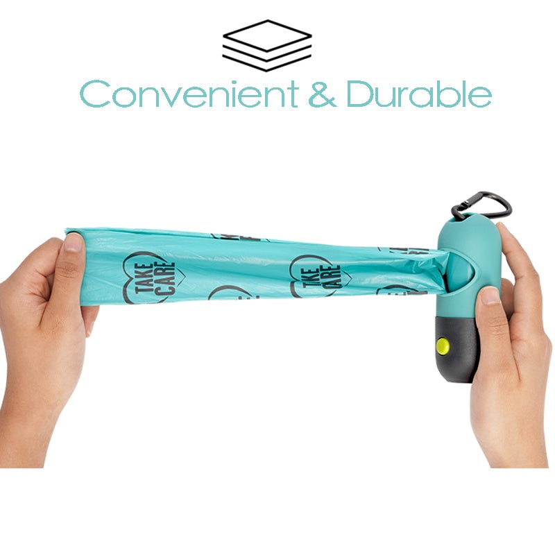 LED pet waste bag dispenser