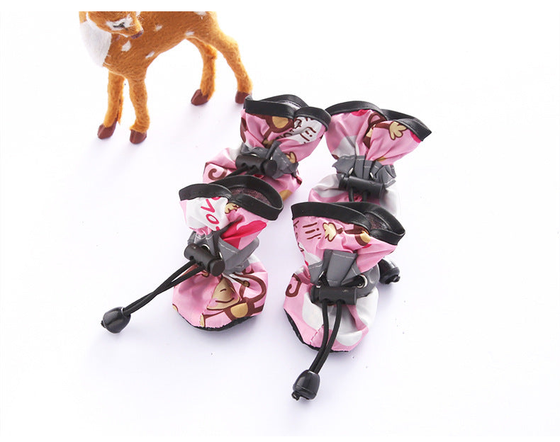 breathable non-slip dog shoes