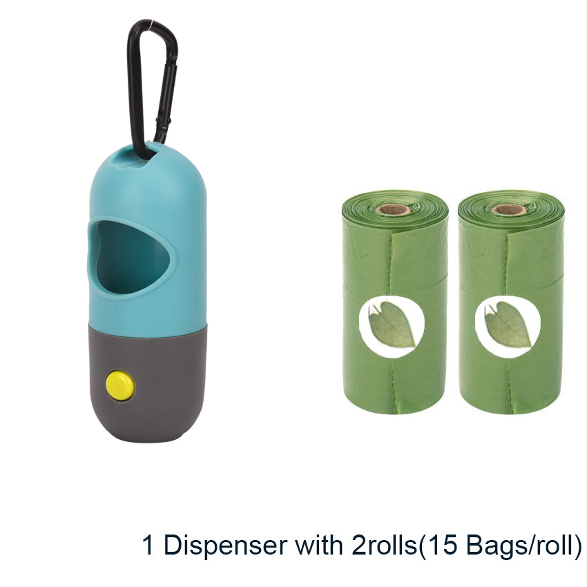 LED pet waste bag dispenser