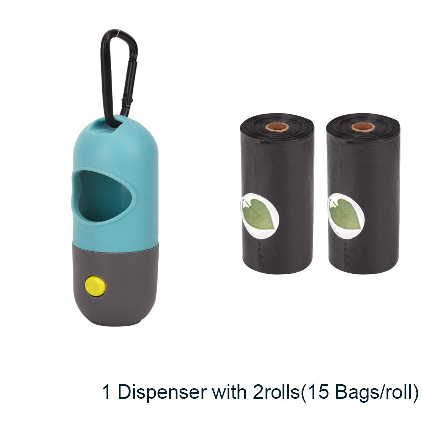LED pet waste bag dispenser