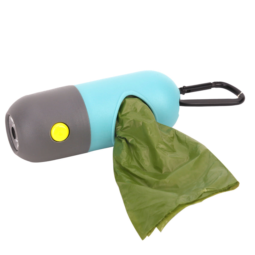 LED pet waste bag dispenser