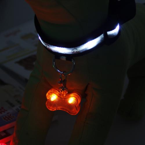 LED dog bone shape ID tag
