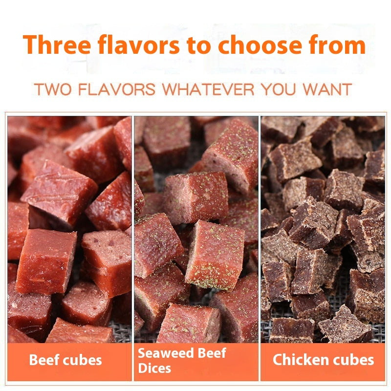 dried beef dog training treats