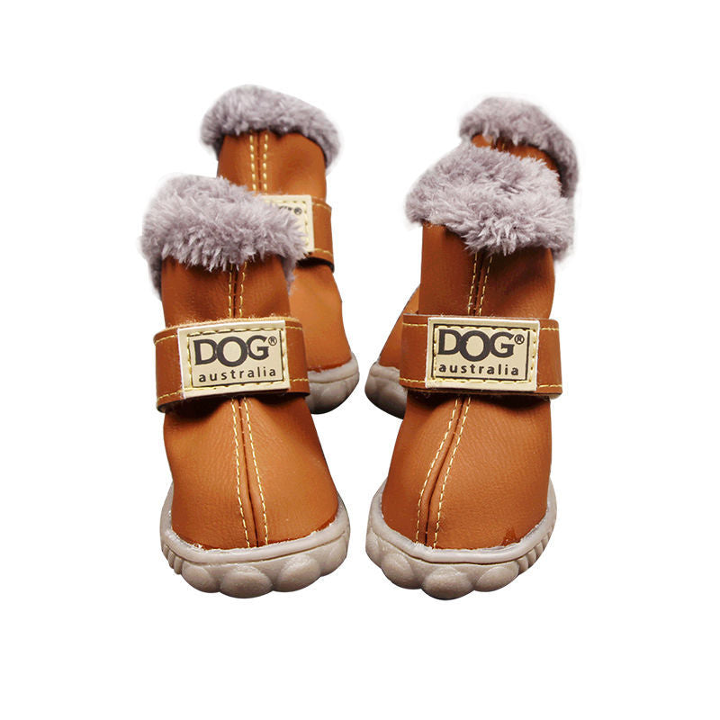 dog winter snow boots