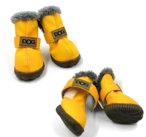 dog winter snow boots
