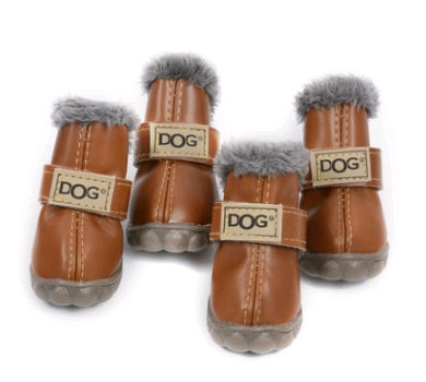 dog winter snow boots