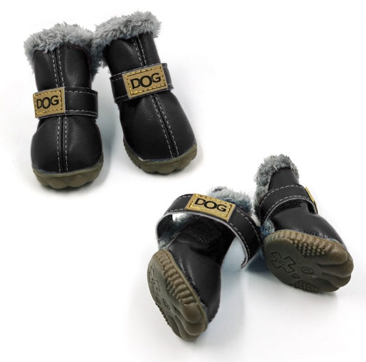 dog winter snow boots