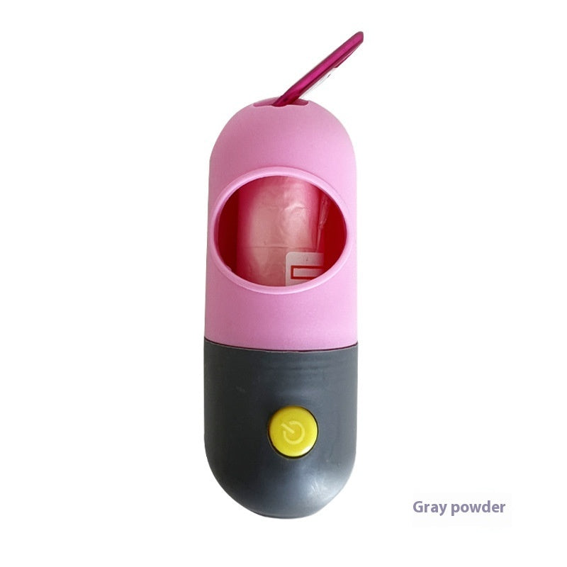 led light pet waste bag dispenser
