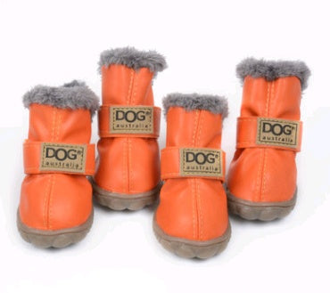 dog winter snow boots
