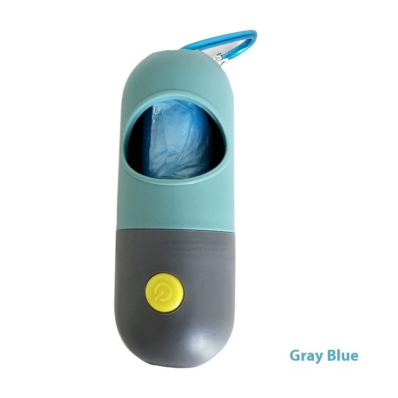 led light pet waste bag dispenser