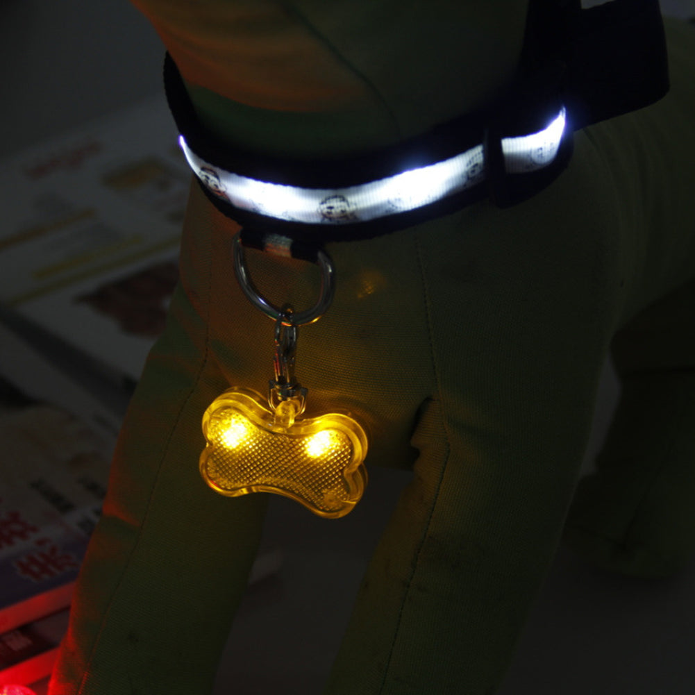 LED dog bone shape ID tag