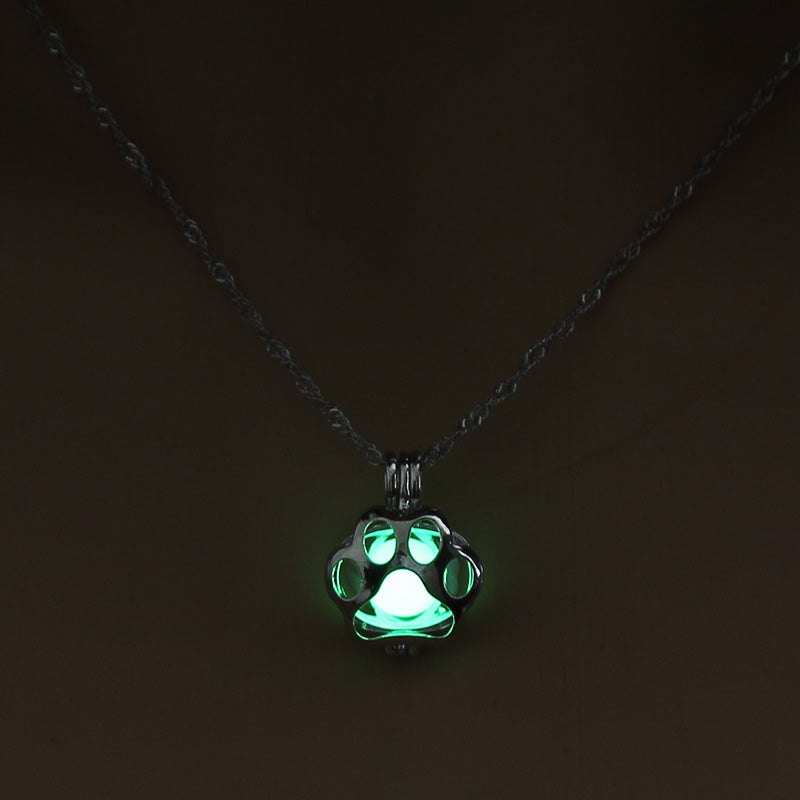 animal night light necklace