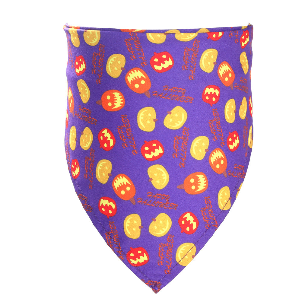 halloween pet saliva towel