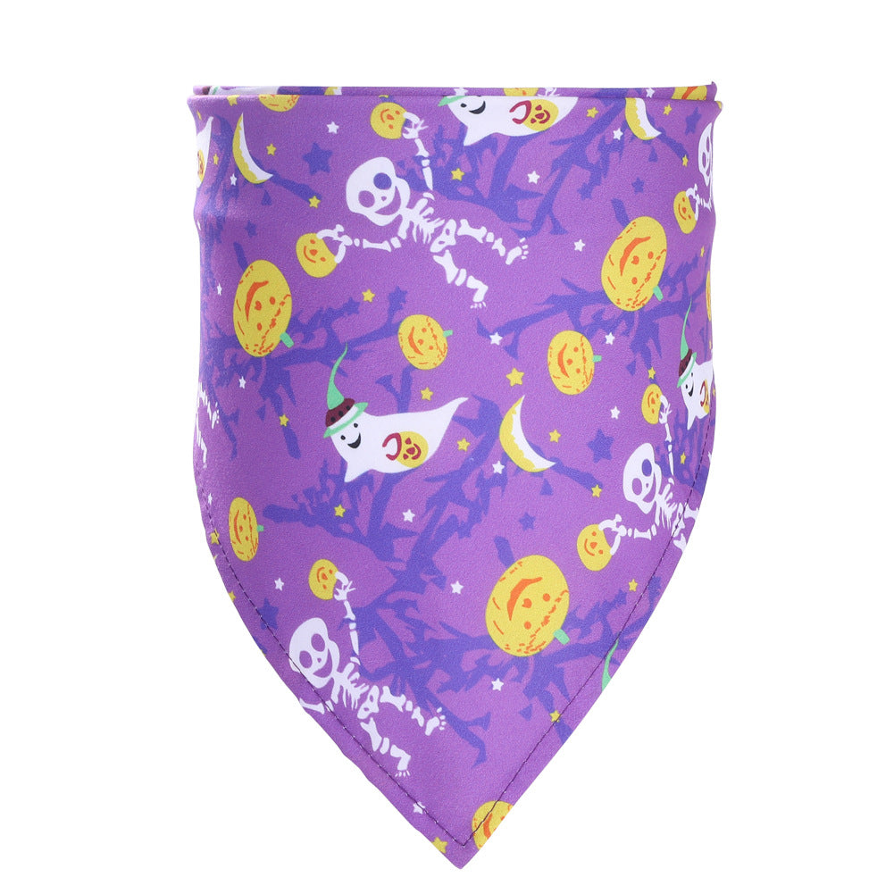 halloween pet saliva towel