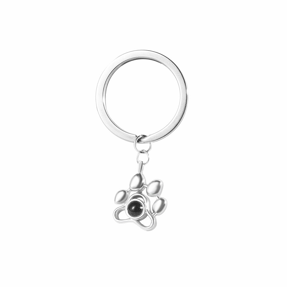 stainless steel necklace keychain