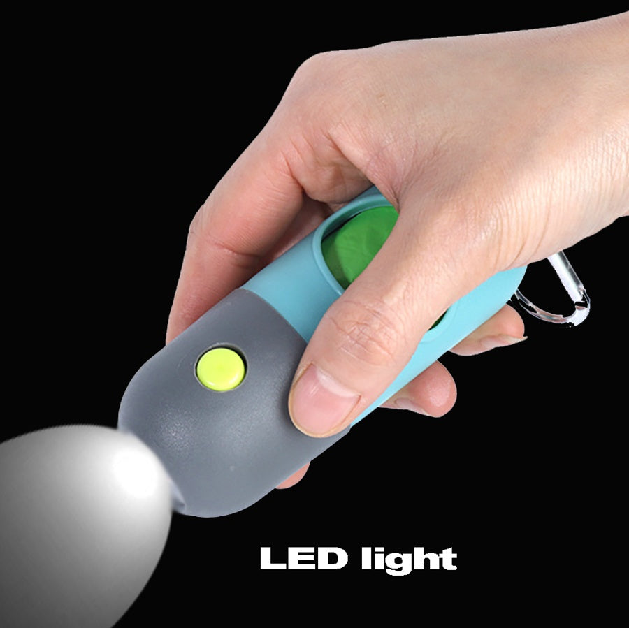 LED pet waste bag dispenser