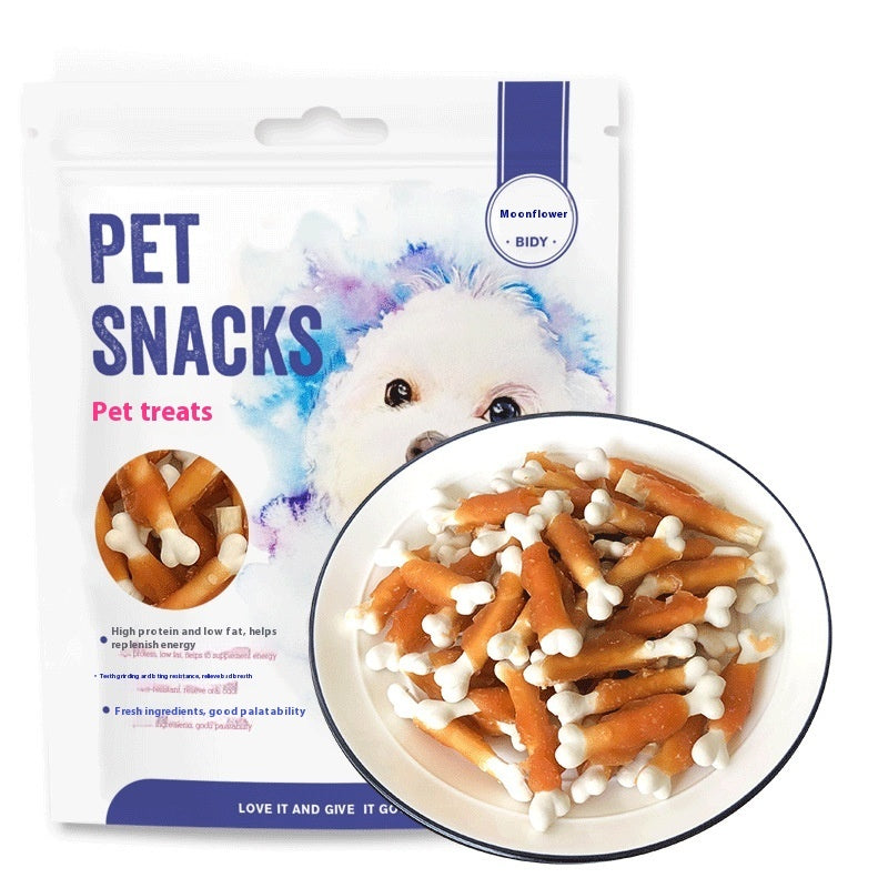 chicken wrapped milk bones for pets