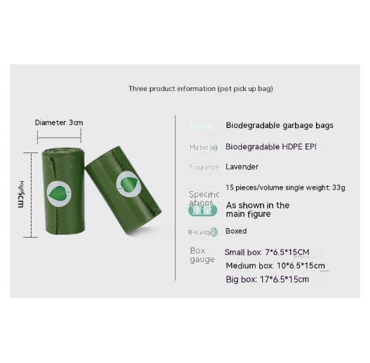 biodegradable pet waste bags