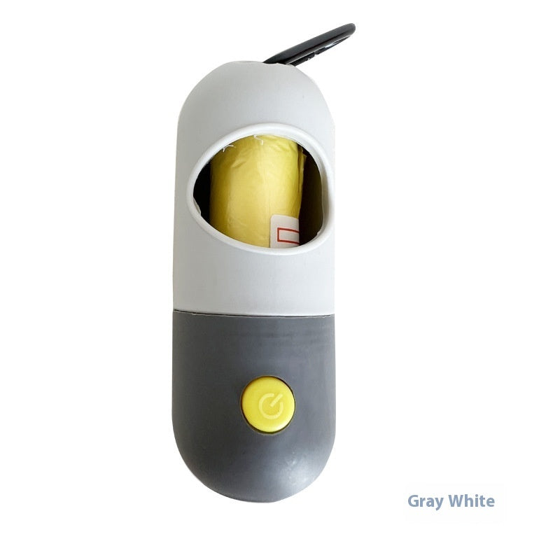 led light pet waste bag dispenser