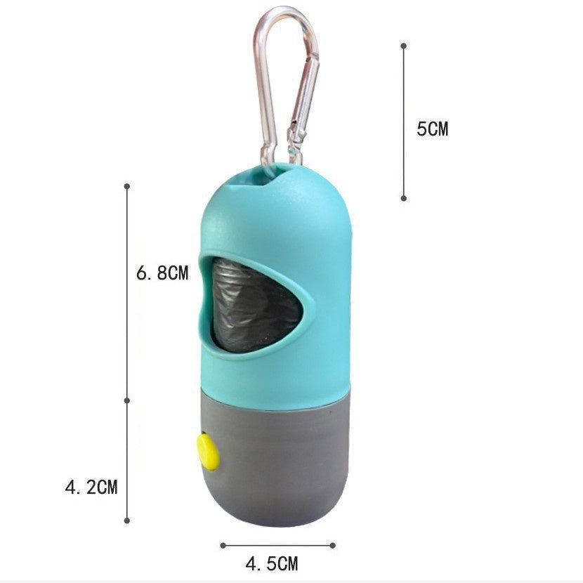 led light pet waste bag dispenser