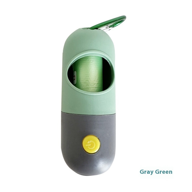led light pet waste bag dispenser