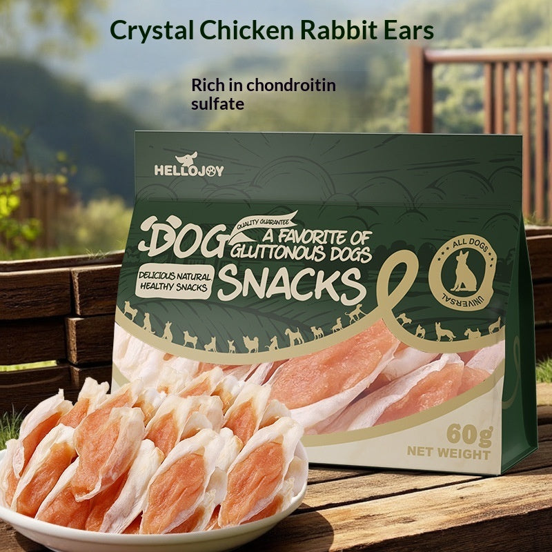 nutritious dog treats with duck and okra